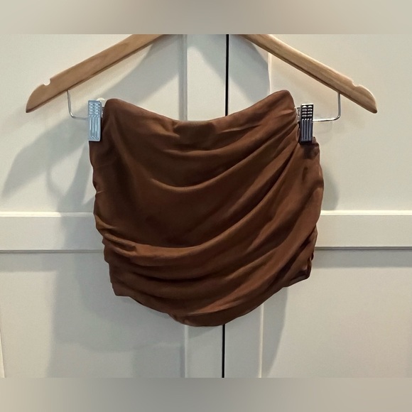 Aritzia Women corset top brown size M - Picture 6 of 7